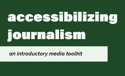 Accessibilizing Journalism logo